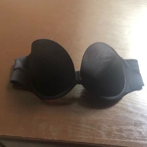 Victoria’s Secret black strapless bra
